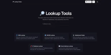 lookup.tools project cover