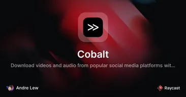 Cobalt for Raycast project cover