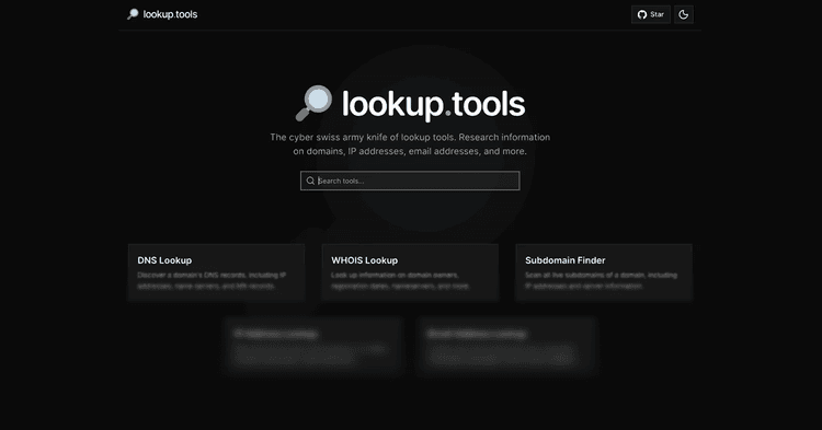 Project cover for Lookup Tools