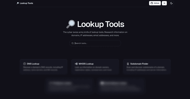 Project cover for Lookup Tools