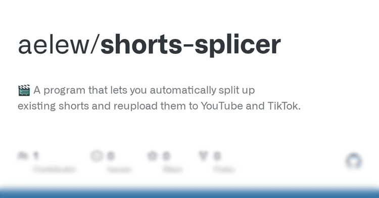 Project cover for Shorts Splicer